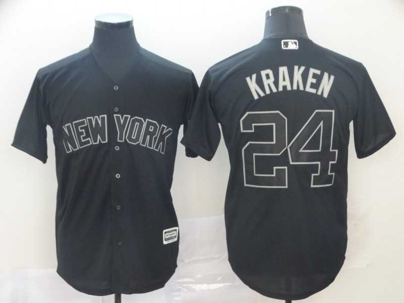 Yankees 24 Gary Sanchez Kraken Black 2019 Players' Weekend Player Jersey,We sell and wholesale Yankees 24 Gary Sanchez Kraken Black 2019 Players' Weekend Player Jersey on line form chian!